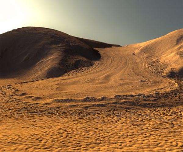 Can a new type of glacier on Mars aid future astronauts