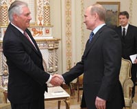 Tillerson meets Lavrov as Trump says time to end Syria's 'brutal civil war'