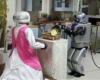 Avatar-style S. Korean manned robot takes first baby steps