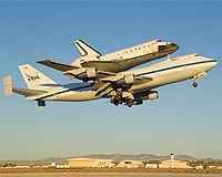 Endeavour spends night in Texas