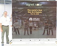 Signet Solar Produces Large Area Silicon Thin Film PV Modules