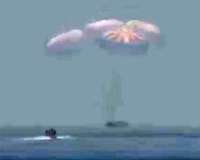 America's first crewed spaceship in decade splashes down off Florida