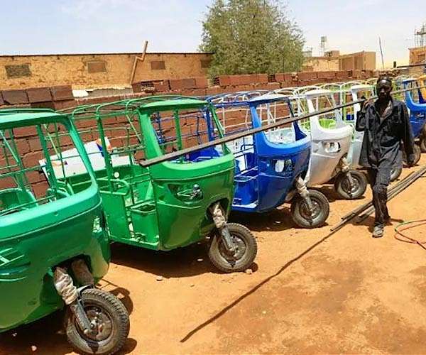 Sudan's electric rickshaws cut costs, help environment