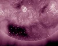 NASA spots a square hole in the sun