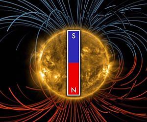 Sun 'flips upside down' while reversing magnetic poles