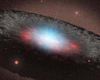 Huge Black Holes Stifle Star Formation