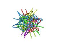 Knots in chaotic waves