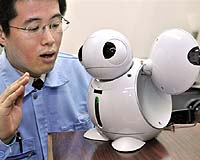 Toshiba robot can do the job of the remote control
