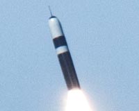 Navy test fires Trident missiles