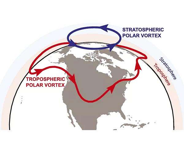 Study links polar vortex disruption with extreme winter weather
