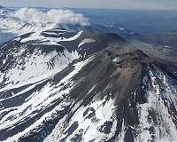 Glaciers and volcanoes combine to release large amounts of methane