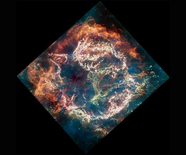 Webb reveals never-before-seen details in Cassiopeia A