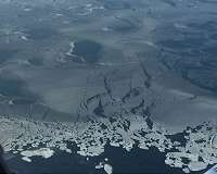 Laser precision: NASA Flights, satellite align over sea ice