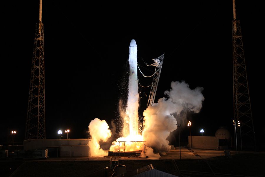Atlas Agena rocket launch