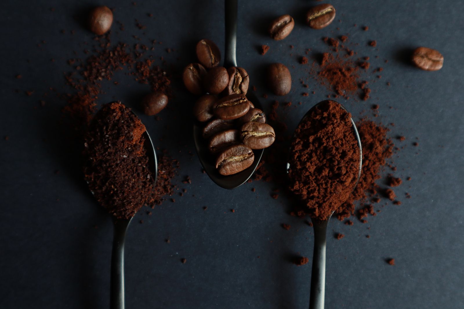 spent coffee grounds